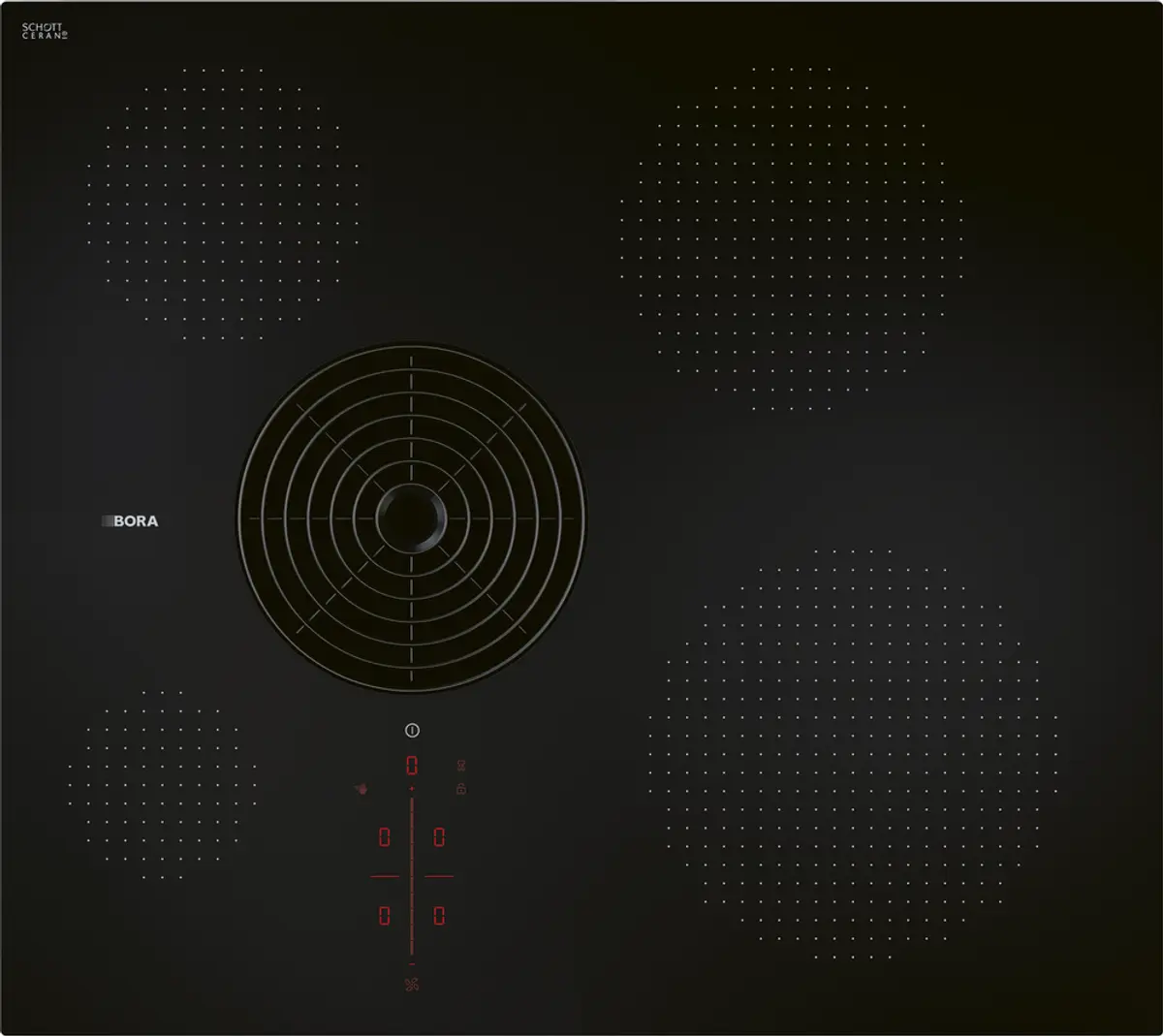  Bora Pursu Induktions-Kochfeld mit integriertem Kochfeldabzug - Umluft